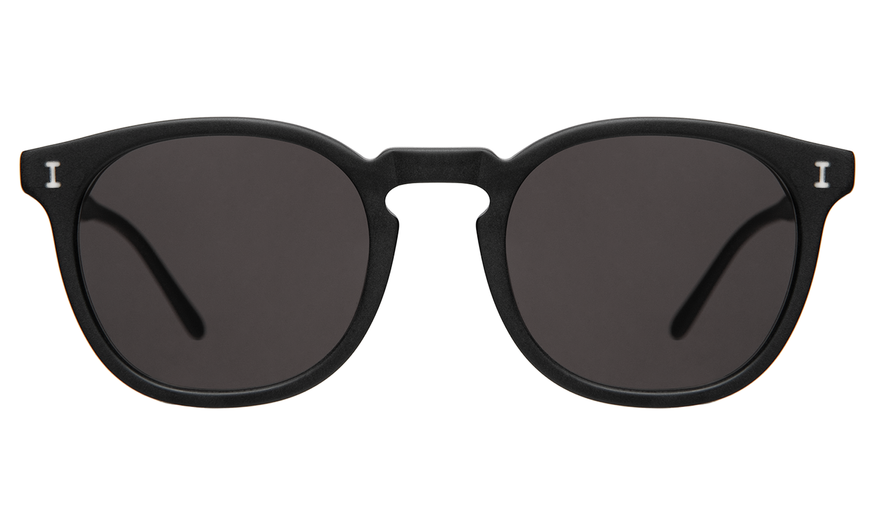 Eldridge matte black w grey flat lenses
