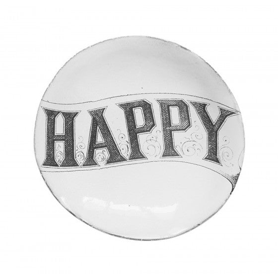 Assiette plate John happy