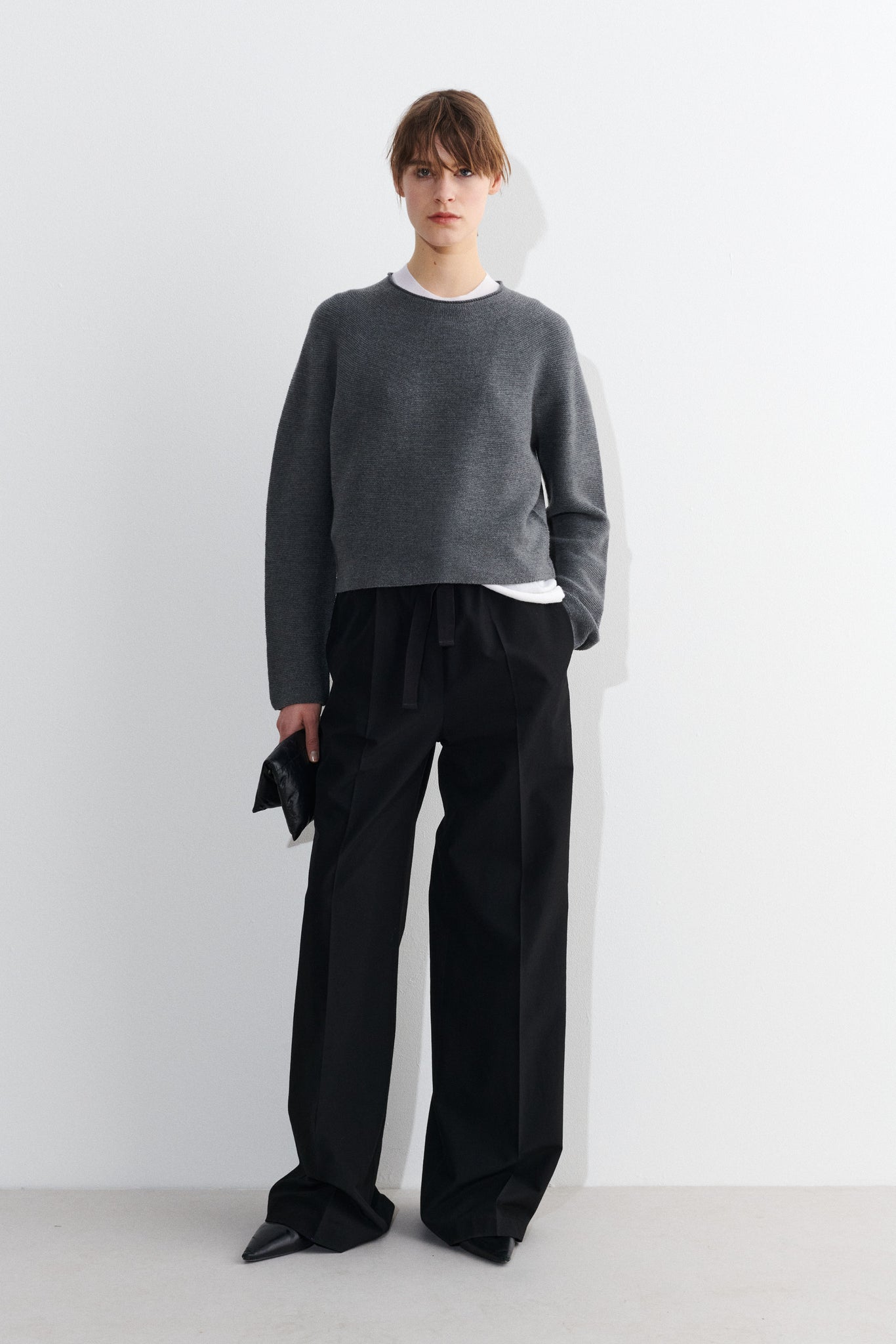 Kopani knit, charcoal grey