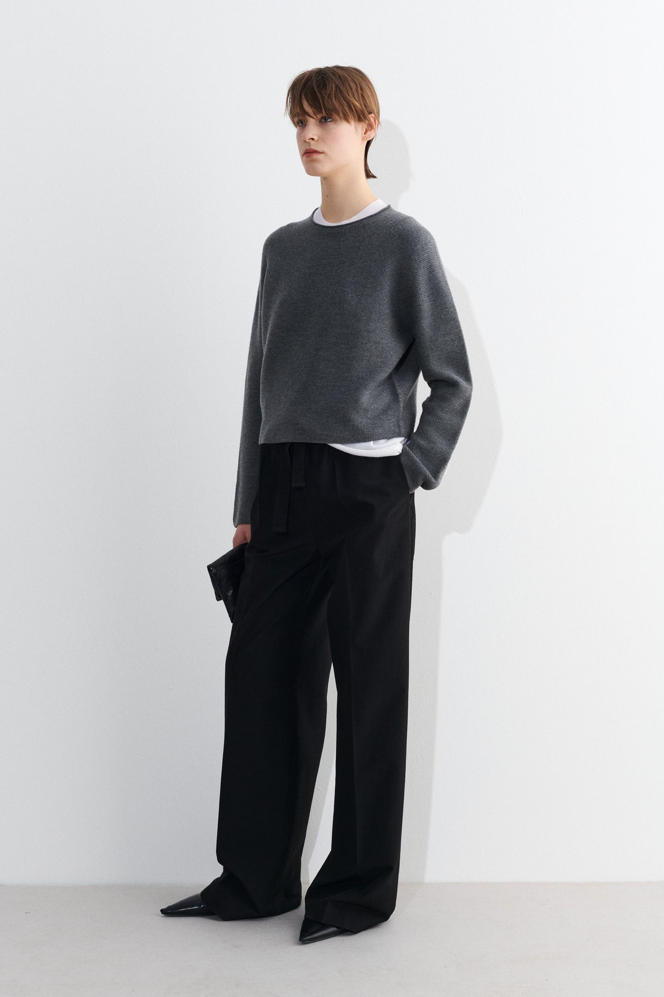 Kopani knit, charcoal grey