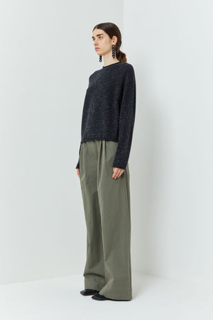 Kulele knit, speckled black
