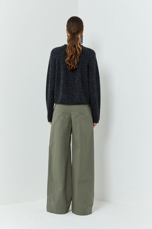 Kulele knit, speckled black
