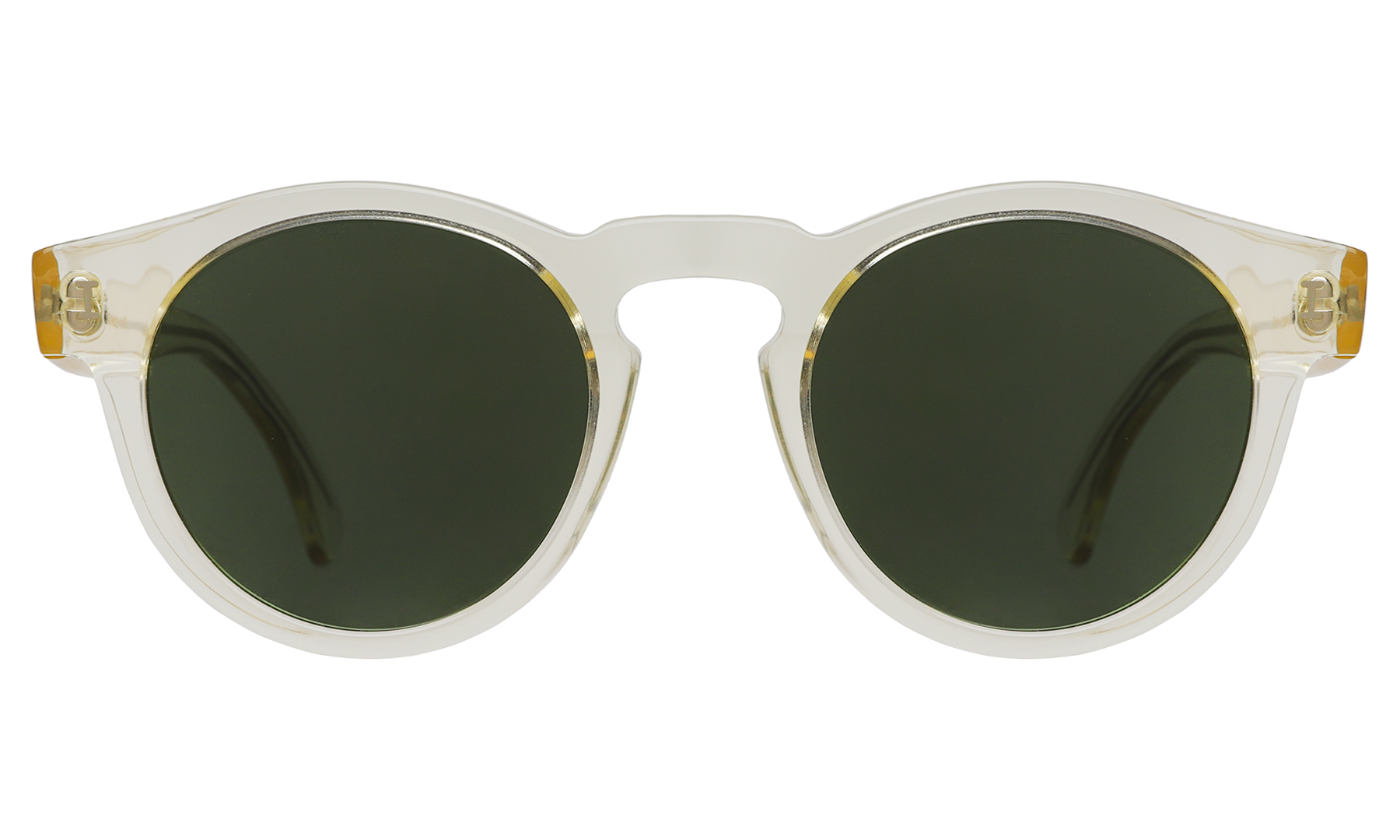 Leonard champange w/olive lenses