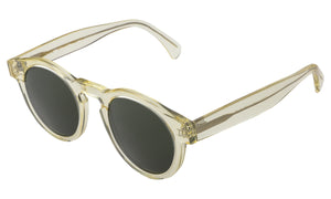 Leonard champange w/olive lenses