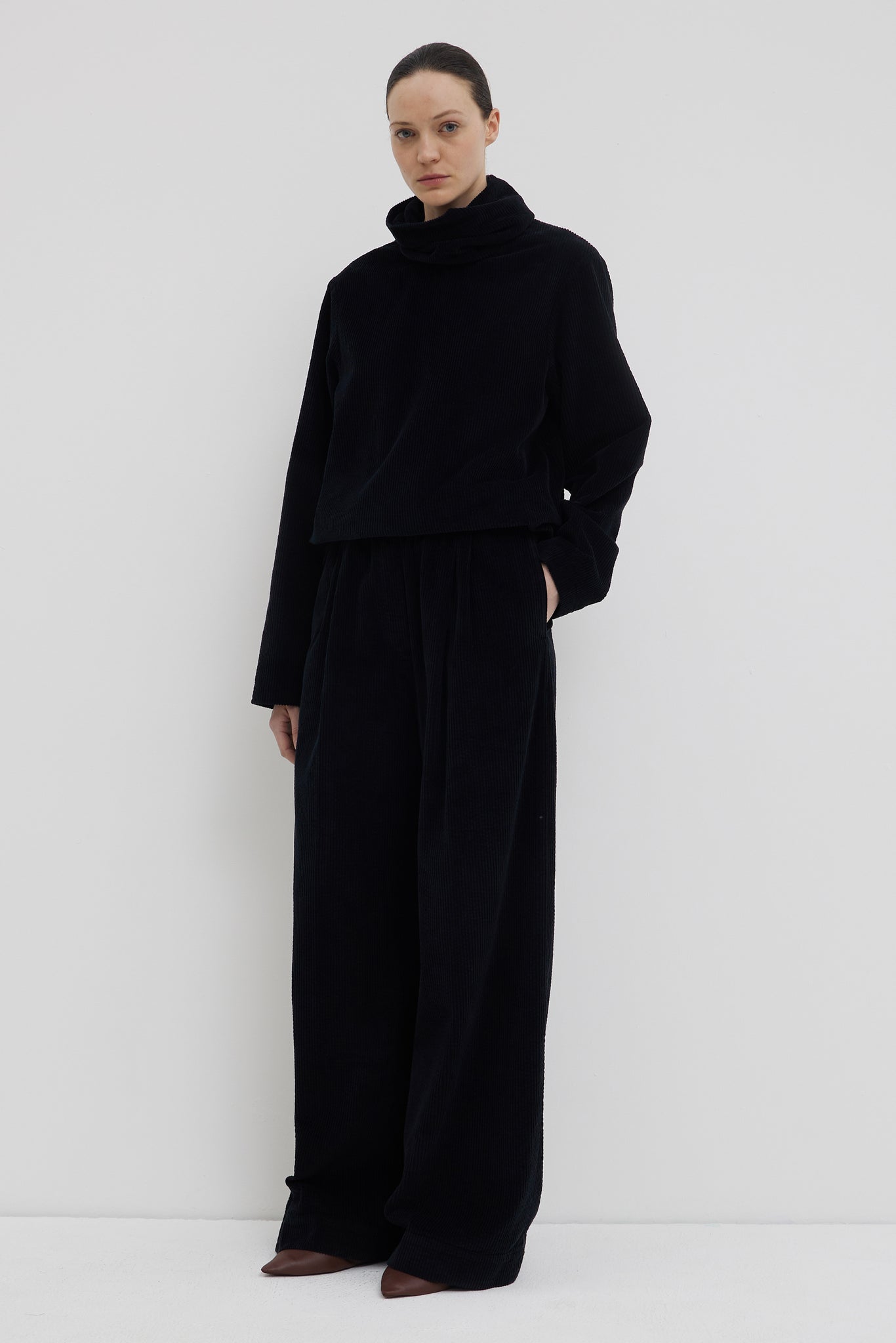 Pisha wide pants, Black