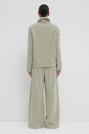 Pisha wide pants, Limestone