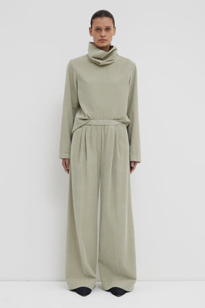 Pisha wide pants, Limestone