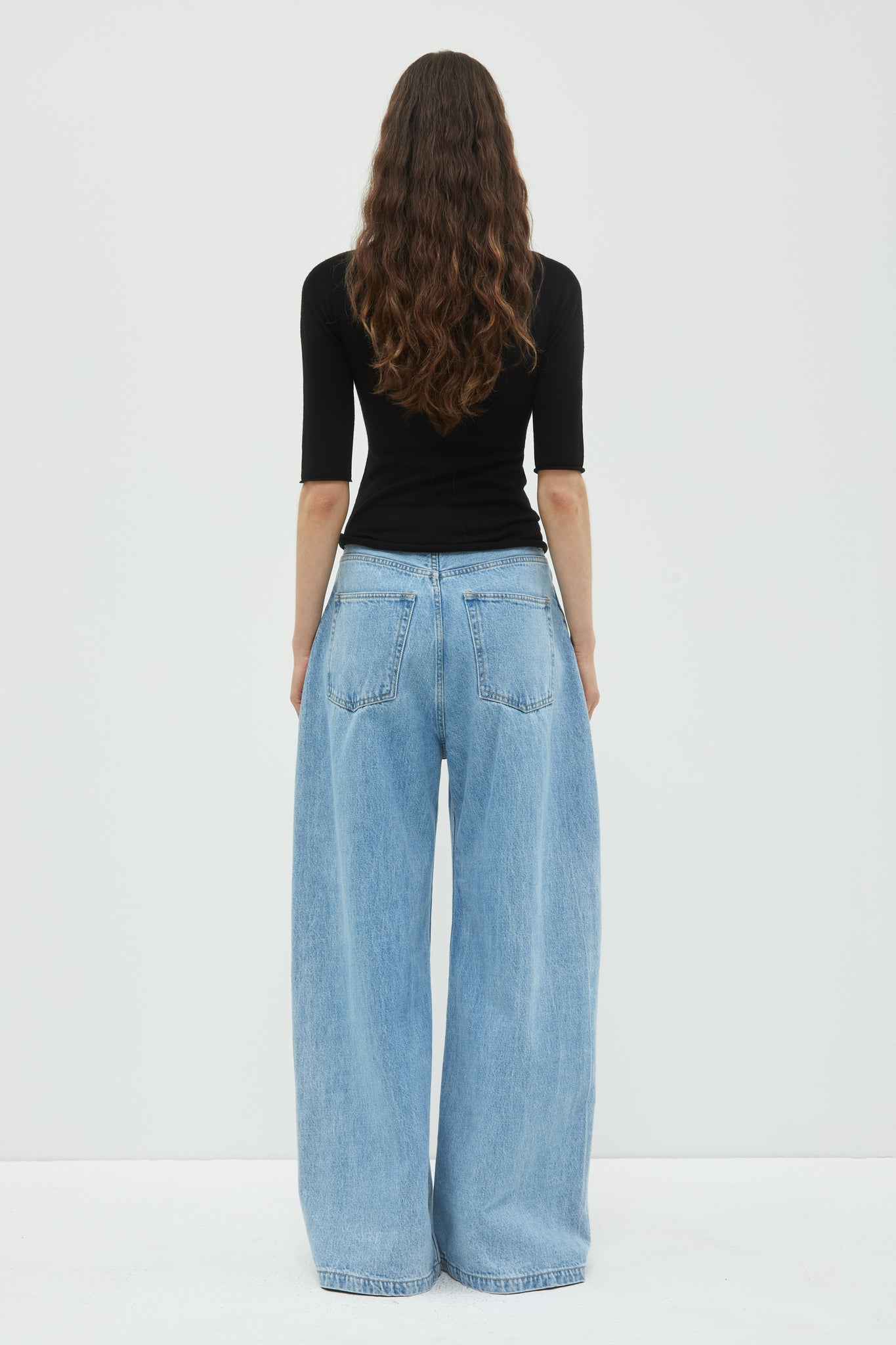 Puria wide leg jeans, Blue