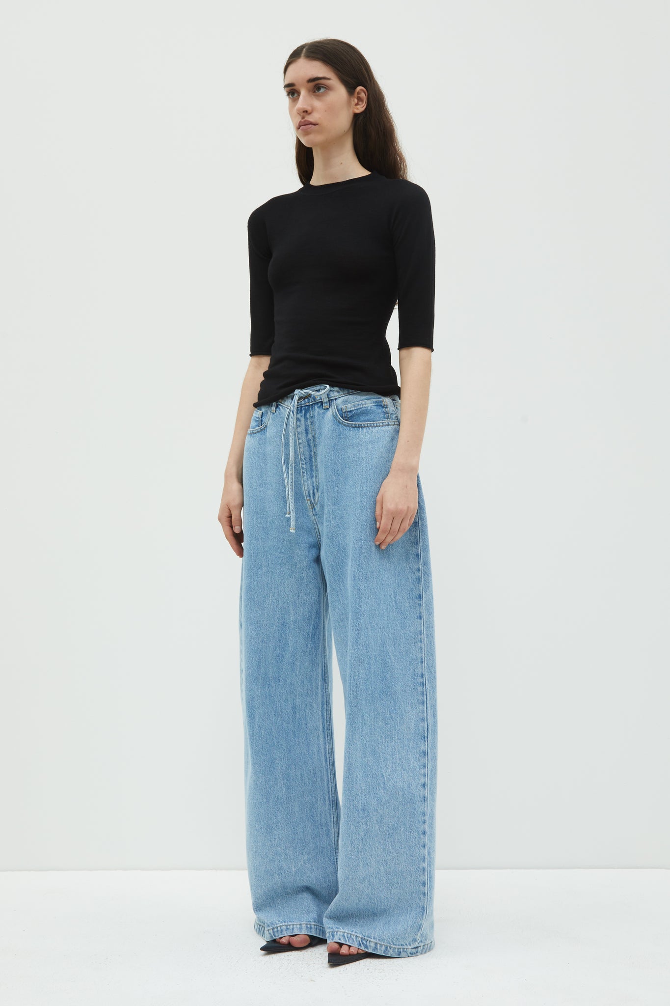 Puria wide leg jeans, Blue