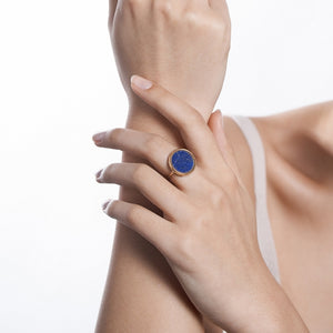Ever Lapis Disc Ring