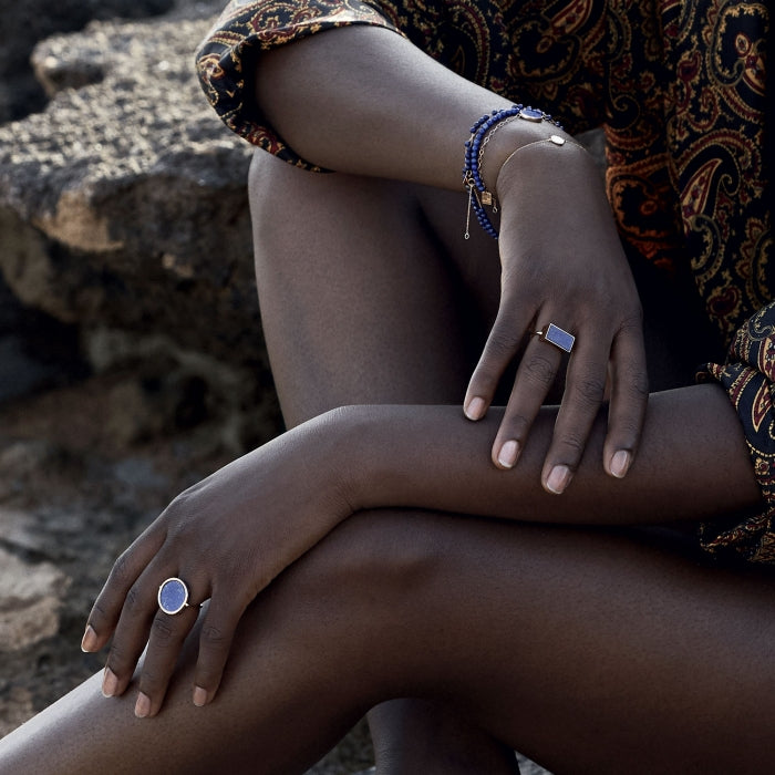 Ever Lapis Disc Ring