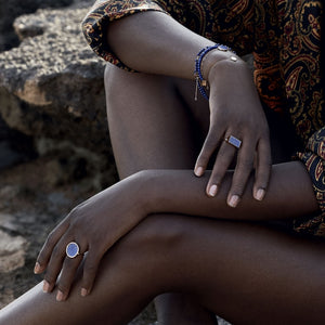 Ever Lapis Disc Ring