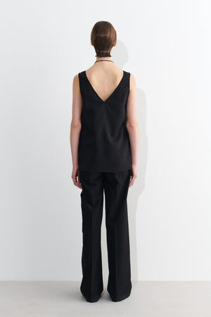 Tanaya top, black