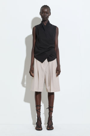 Tilayo drape top, Black