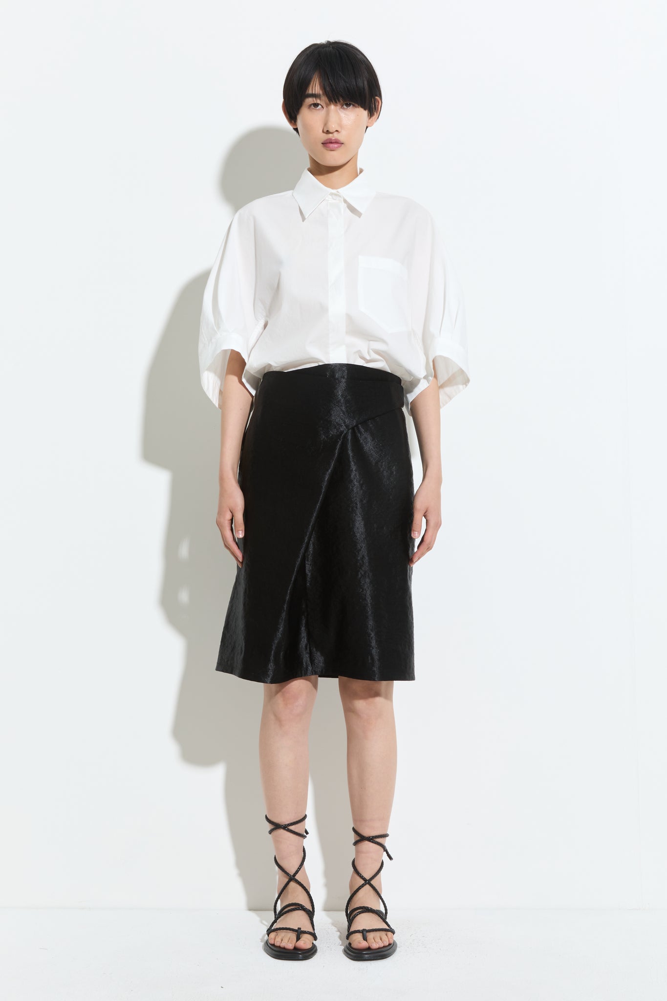 Timila short sleeve shirt, White