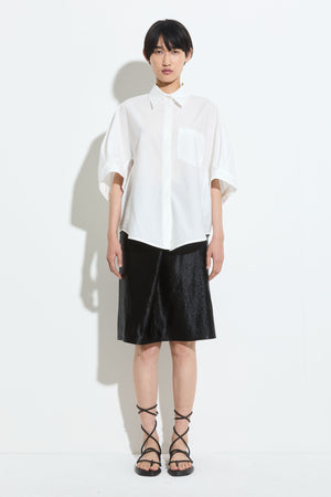 Timila short sleeve shirt, White