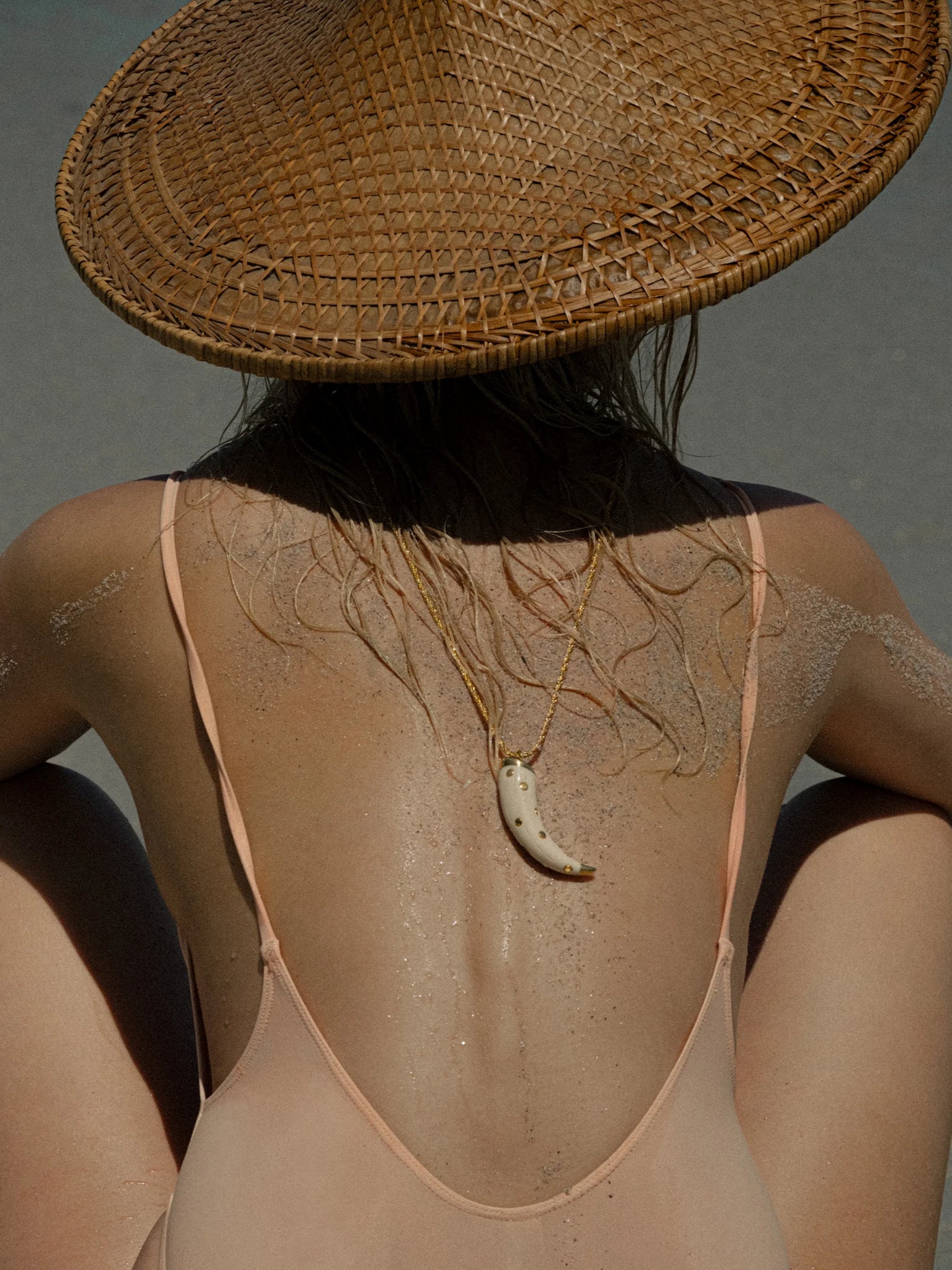 Caftan Moon long necklace