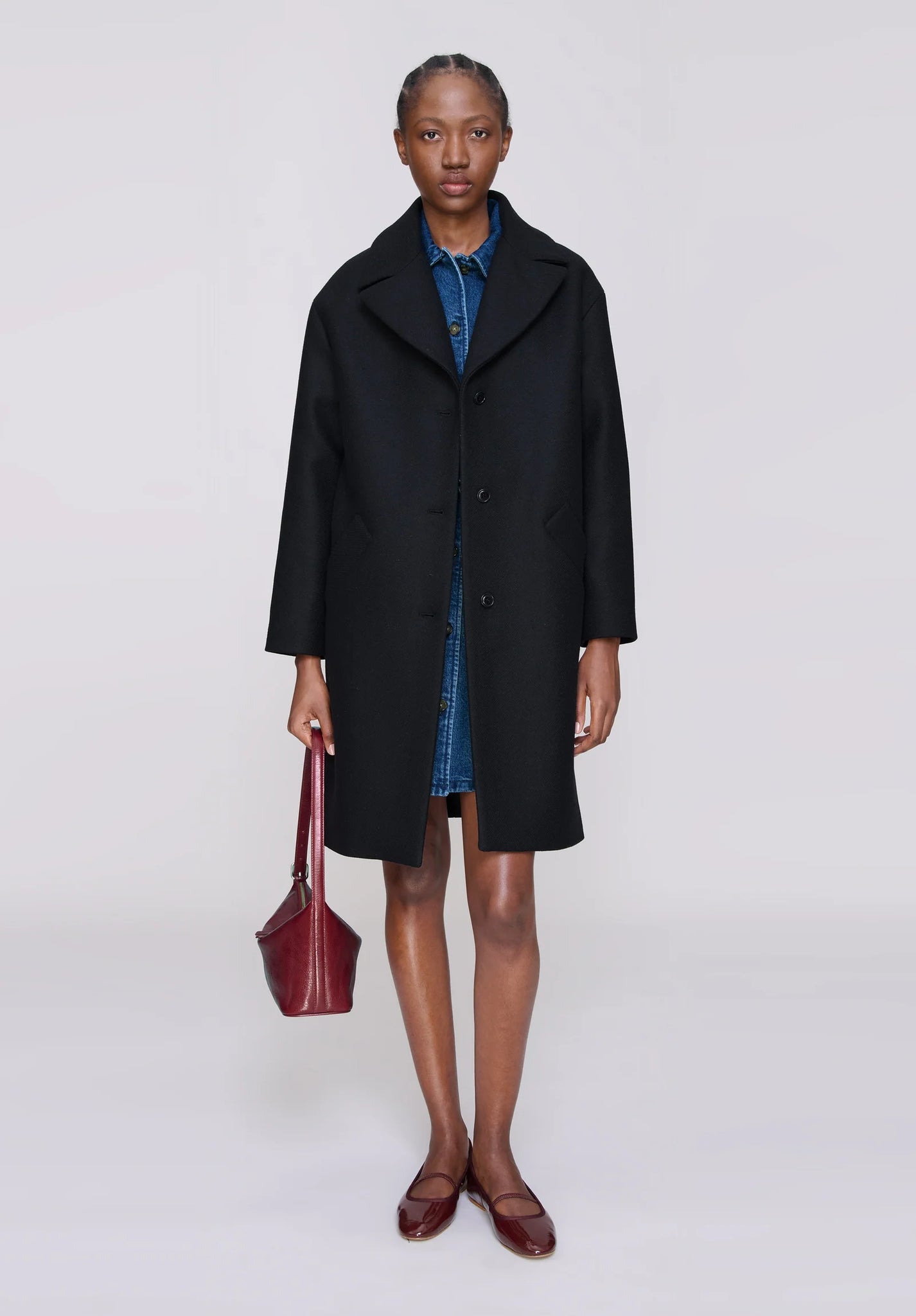 Ninon coat, navy