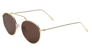 Wynwood II gold w/brown flat lenses