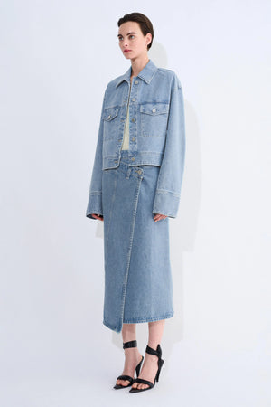 Jelani denim jacket, blue