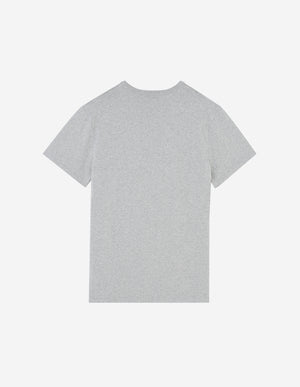 Fox head patch t-shirt, grey mélange