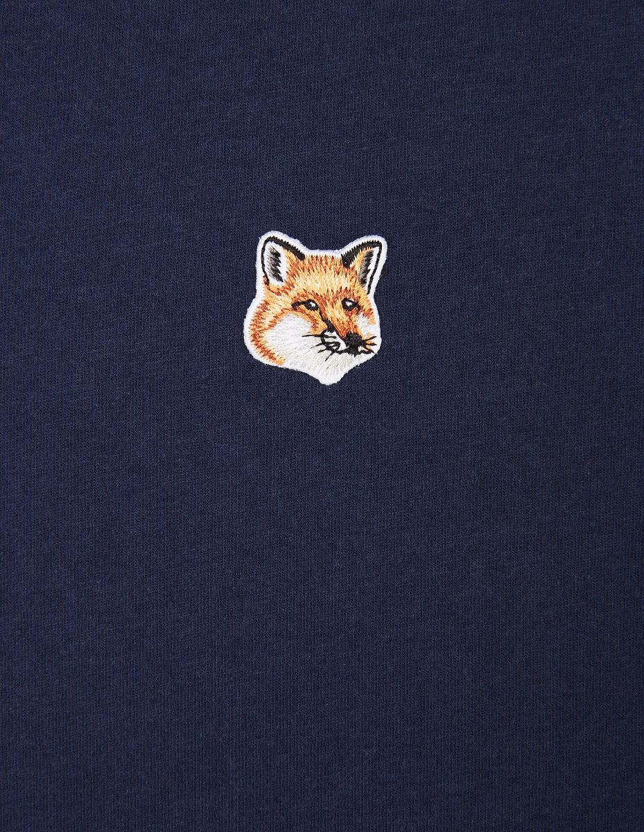 Fox head patch t-shirt, NAVY