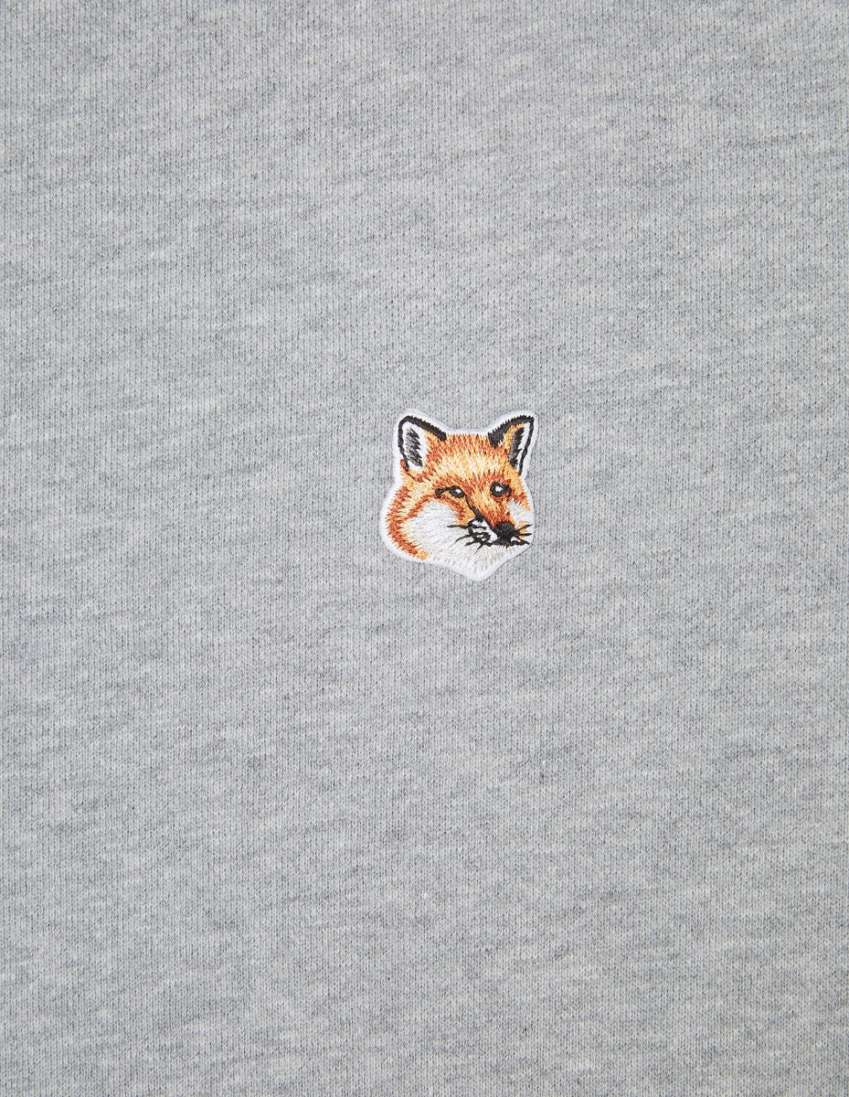 Fox head patch adjusted sweatshirt, grey mélange