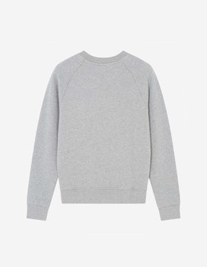 Fox head patch adjusted sweatshirt, grey mélange