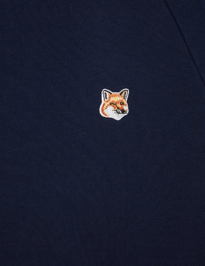 Fox head patch adjusted sweatshirt, navy