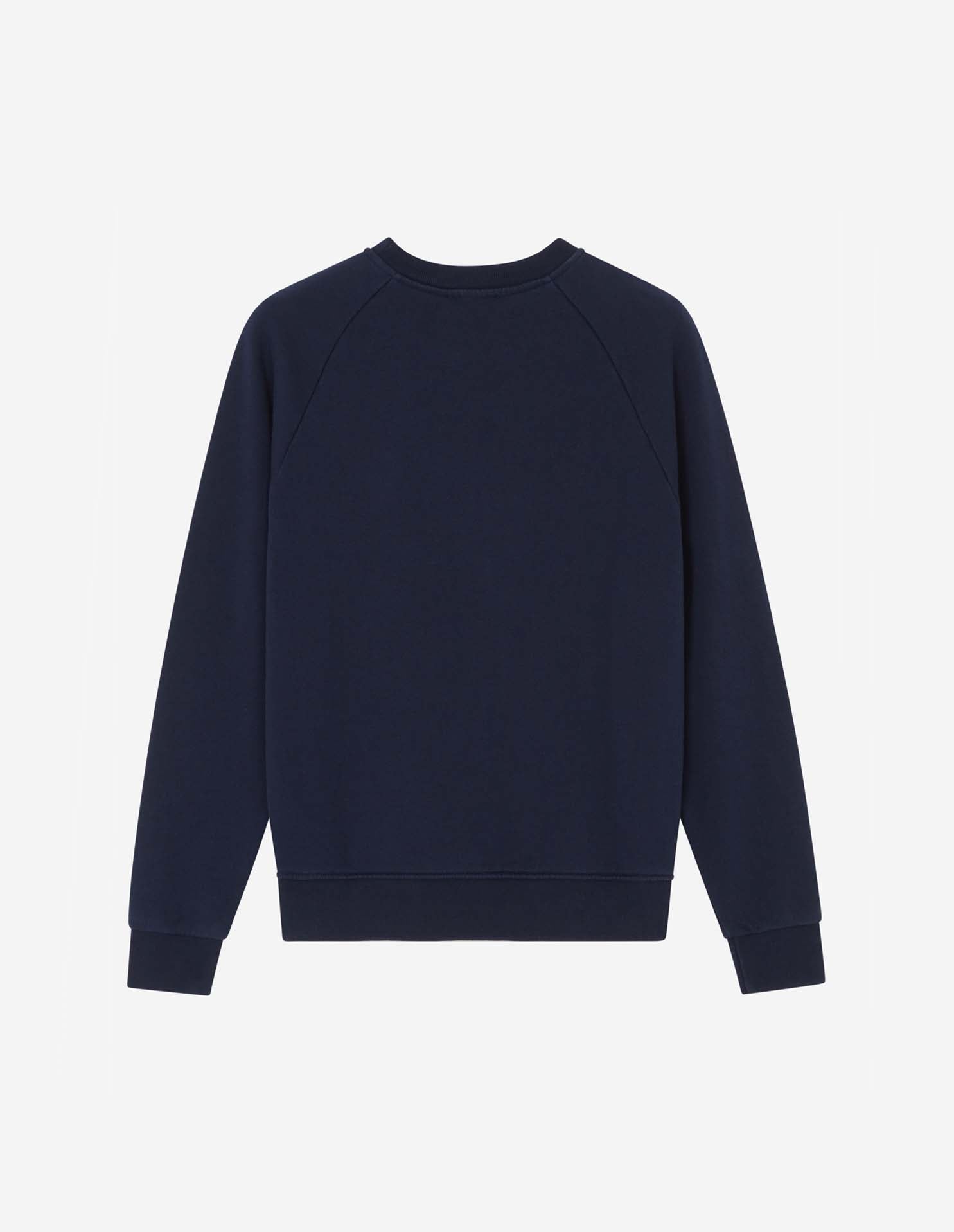 Fox head patch adjusted sweatshirt, navy
