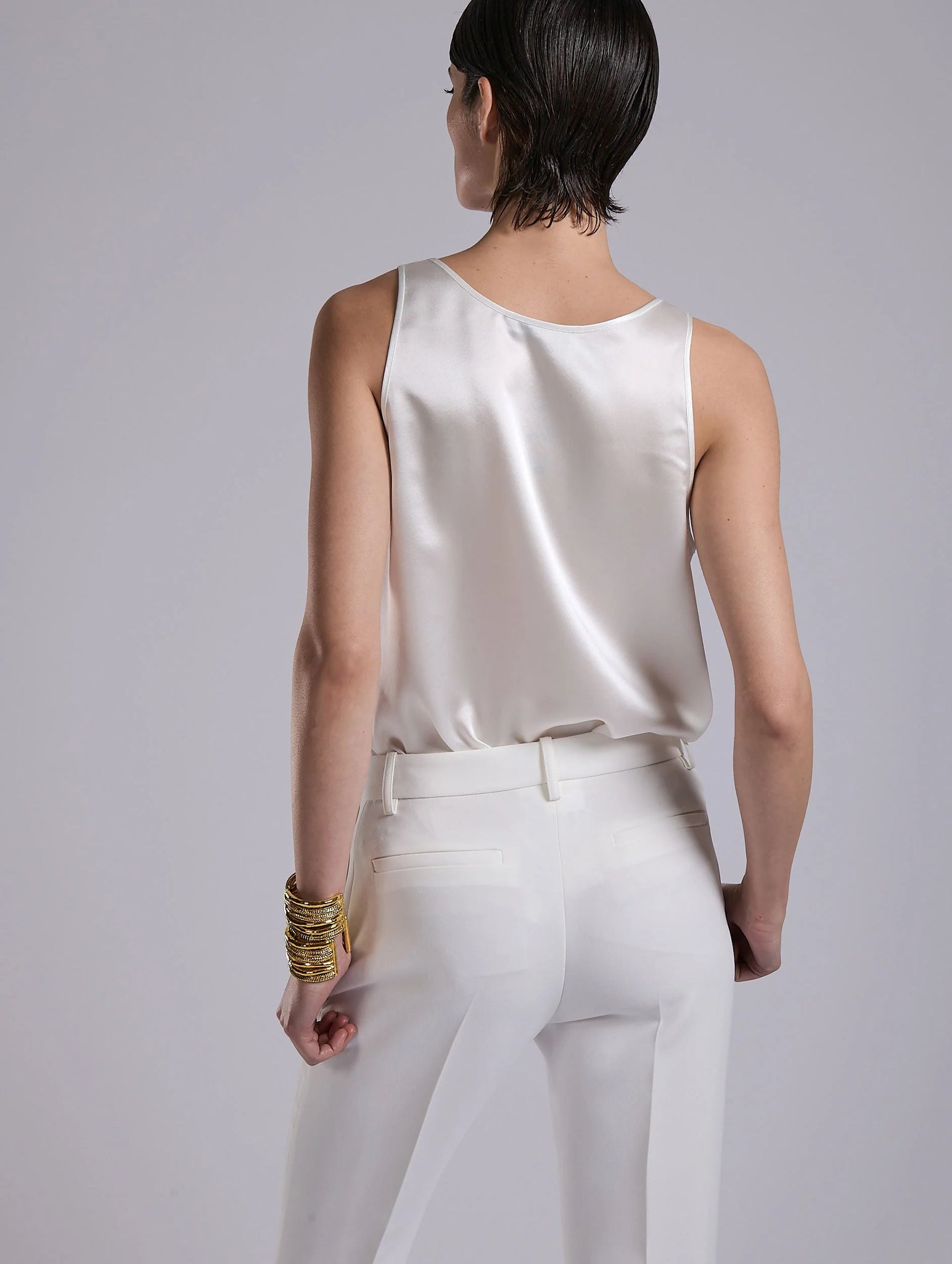 White silk cami, BB