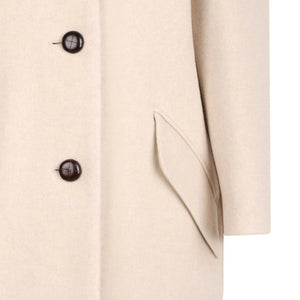 Florane coat, Ecru