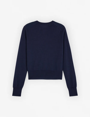 Baby fox reg cardigan, deep navy