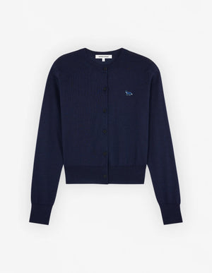 Baby fox reg cardigan, deep navy