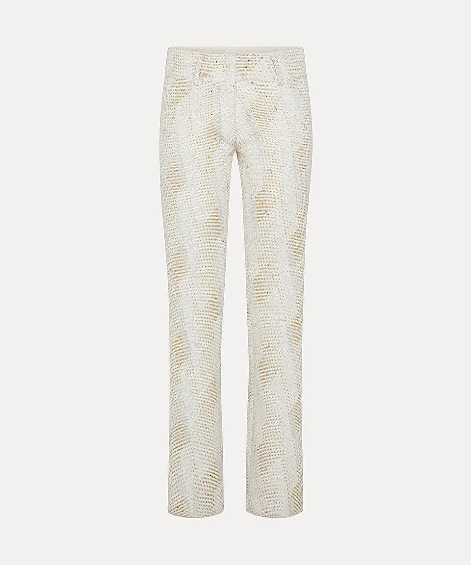 endless skies jacquard trousers