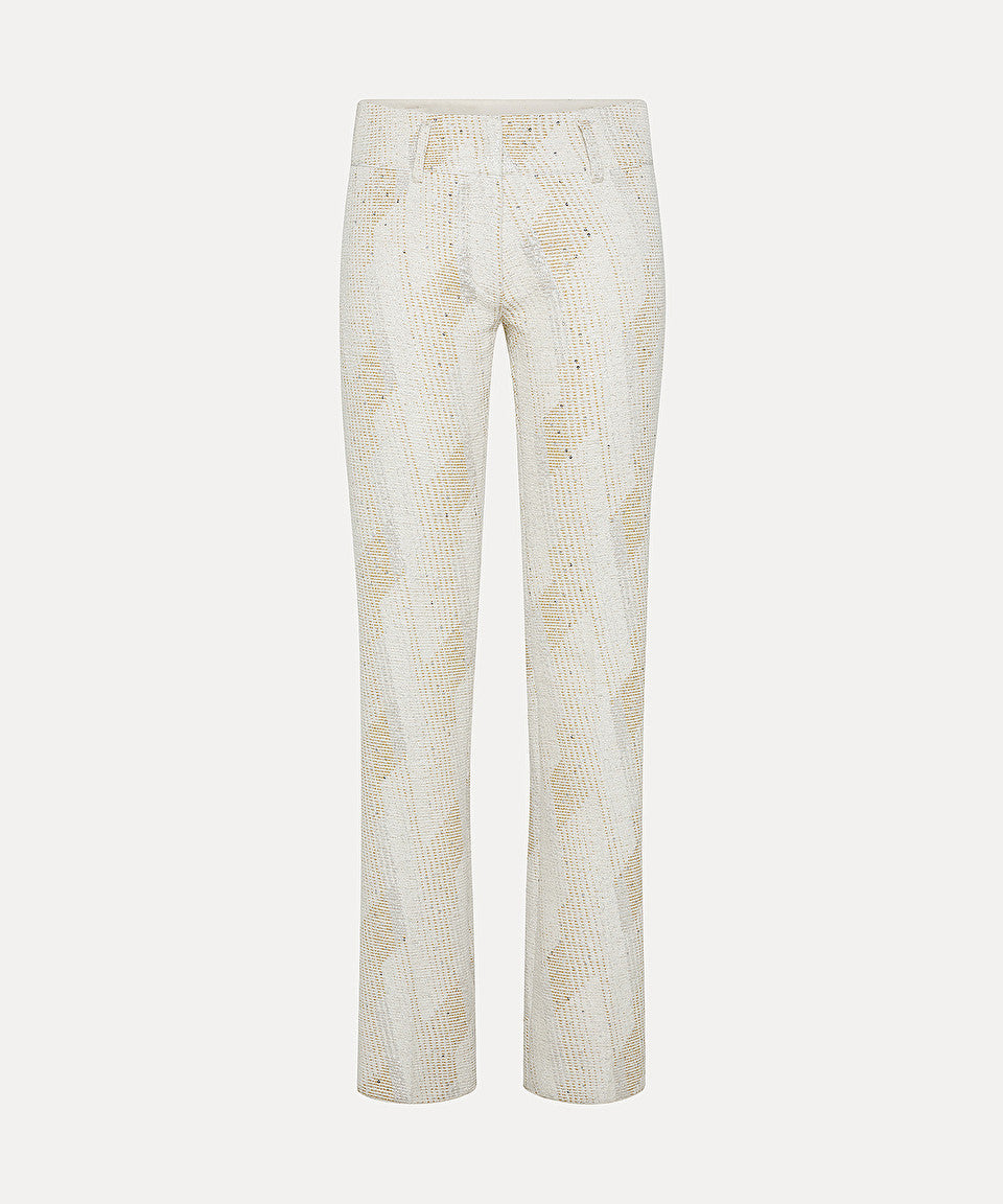 endless skies jacquard trousers O