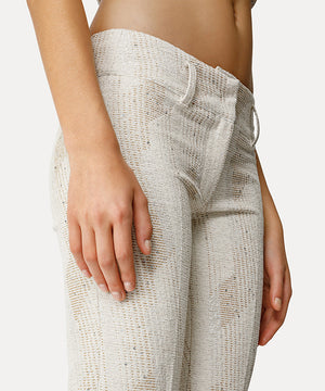 endless skies jacquard trousers
