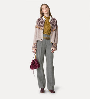 jacquard cardigan fair isle