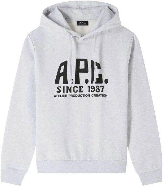 Hoodie A.P.C., heather grey