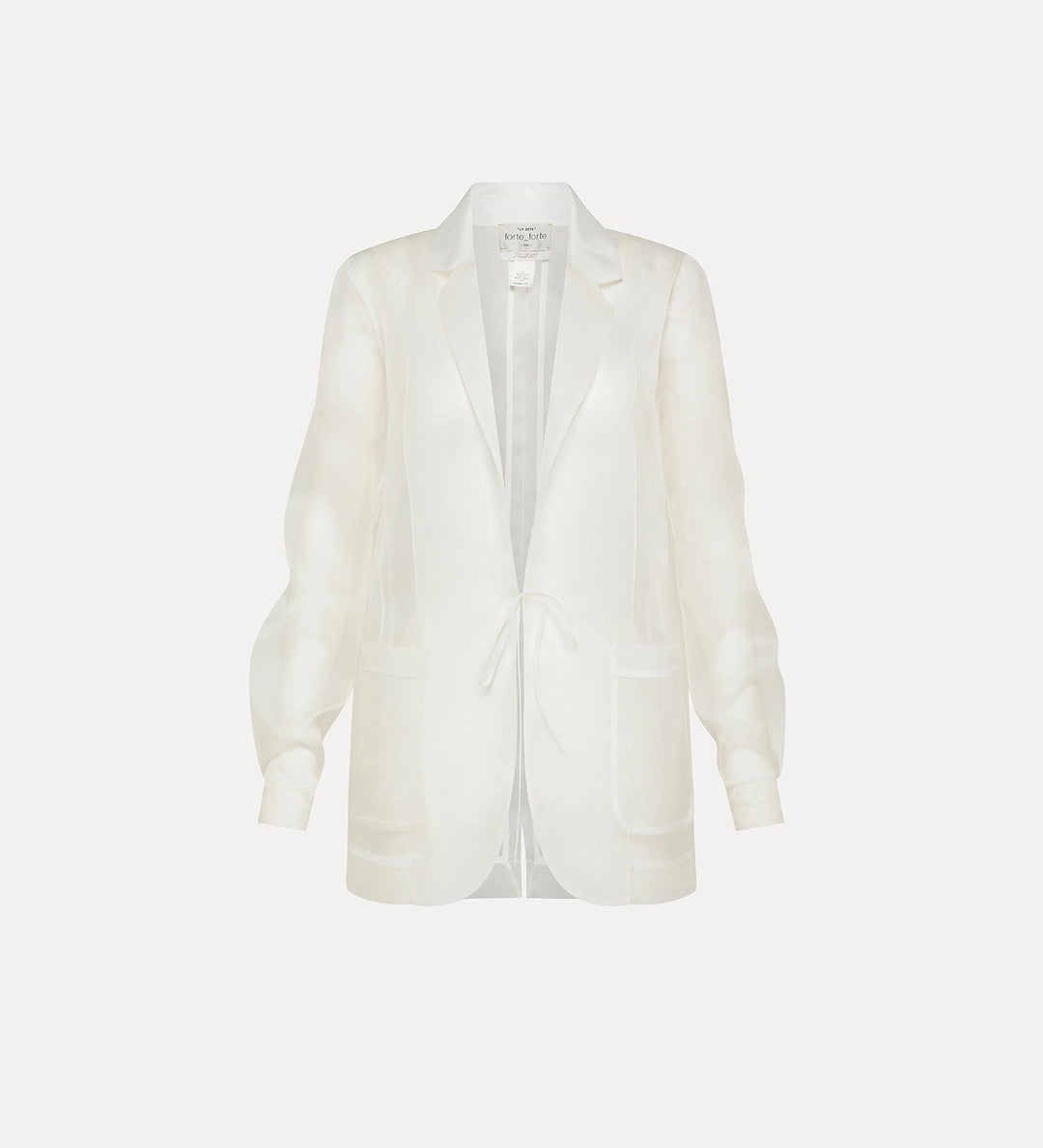 chic organza silk jacket