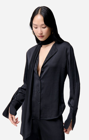 Filipina blouse, Black