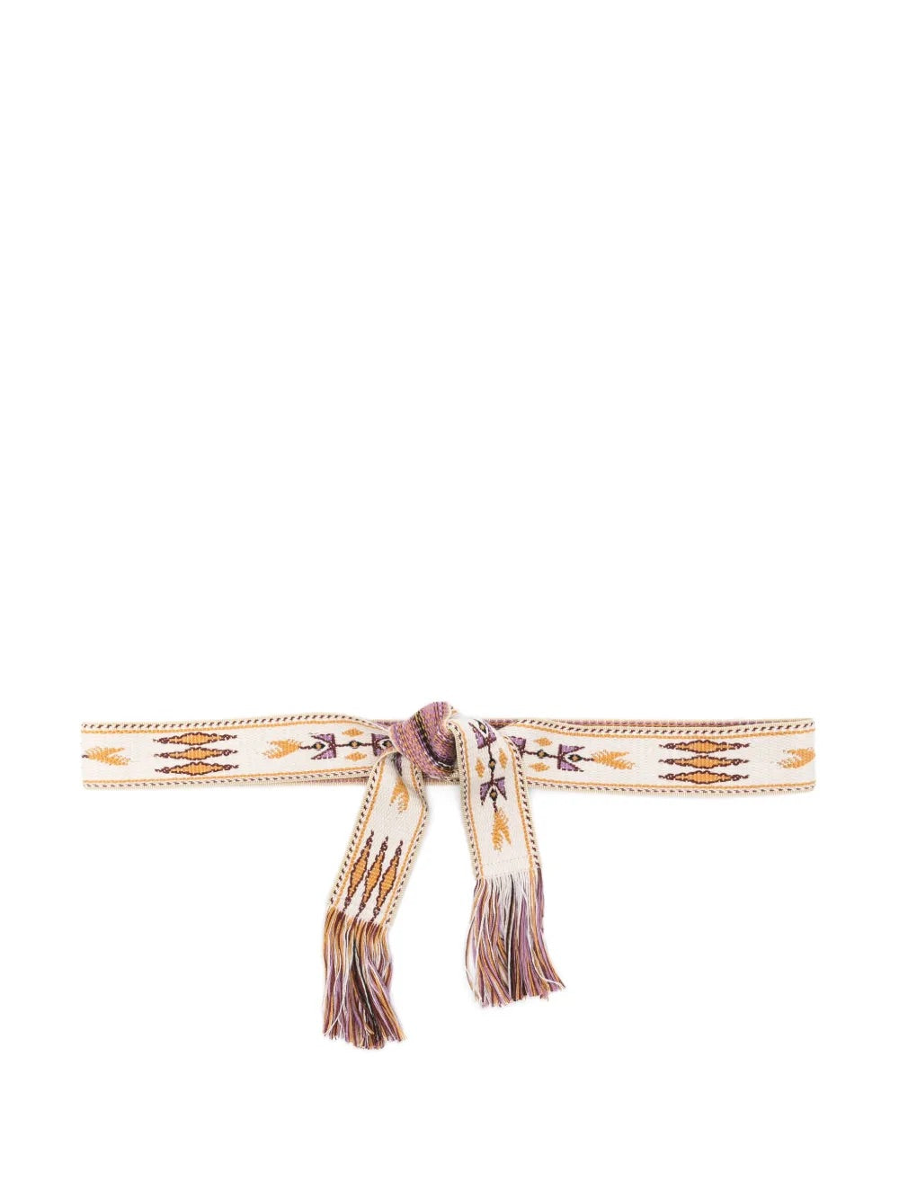 Etka belt, écru/yellow