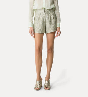 twinkle lurex jacquard shorts