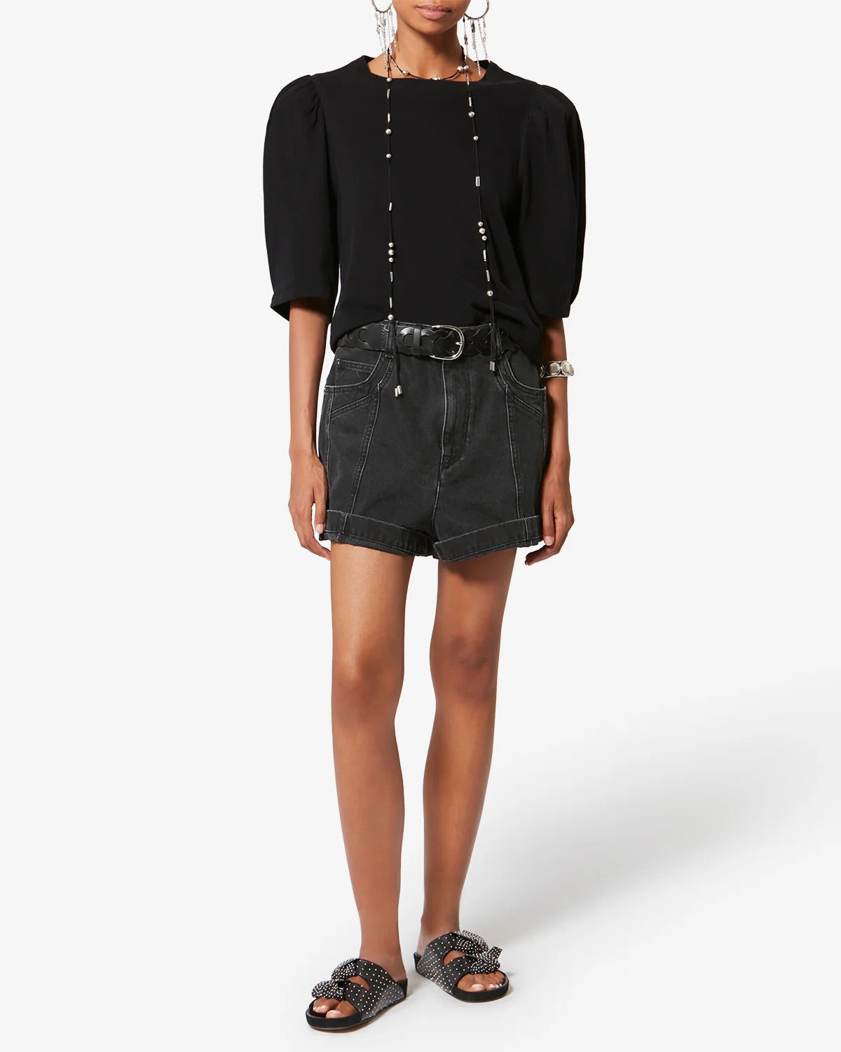 Maeliss Tee Shirt, Black