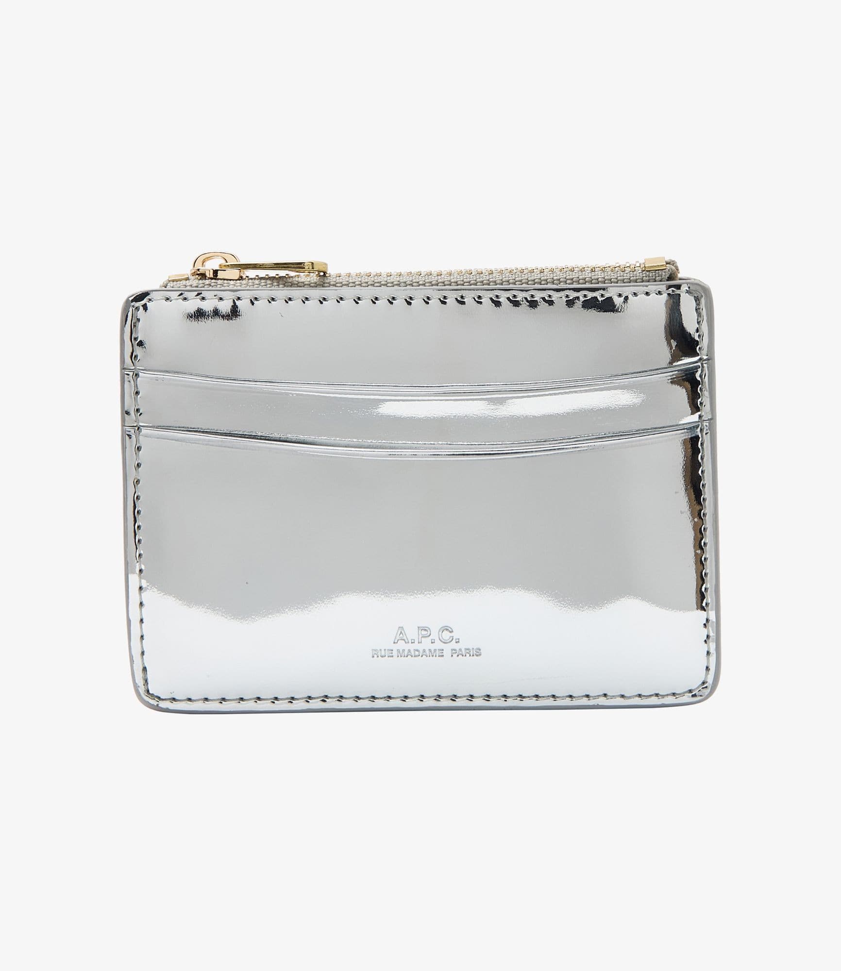 Paris Card Holder, Silver