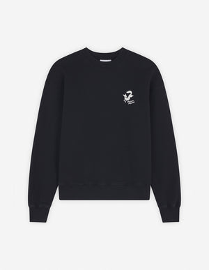 Fancy fox comfort sweatshirt, black
