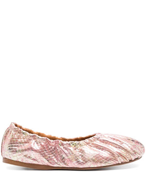 ballerina shoes, cipria
