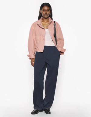 Elasticated casual pleat pants