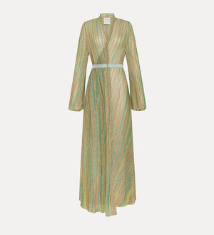 dress in lurex-shot jersey