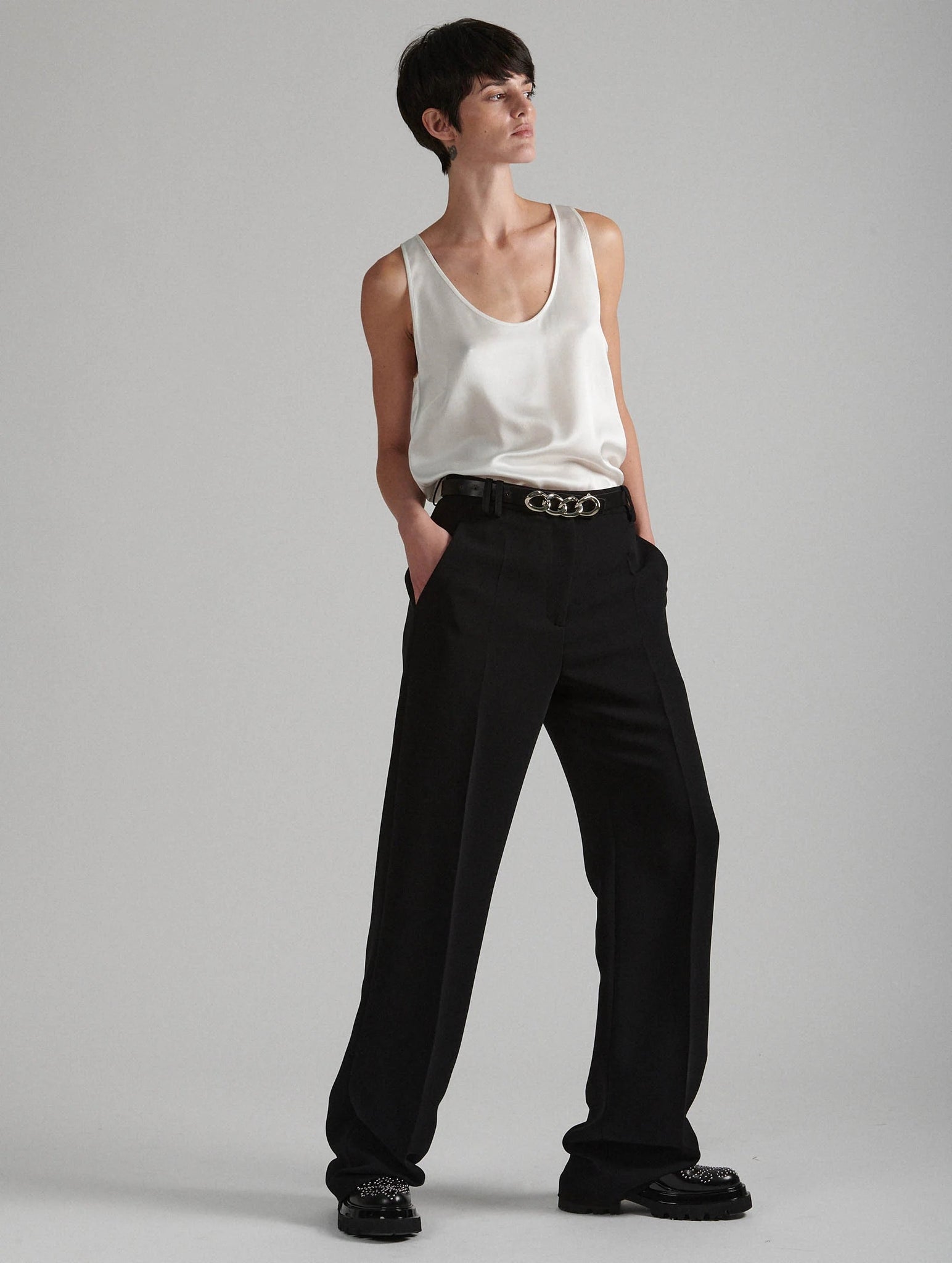 White silk cami, BB